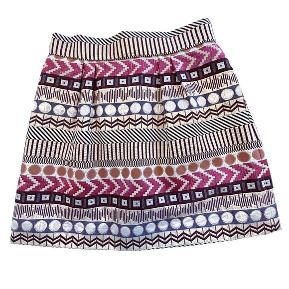 ANTHROPOLOGIE Nomad Metallic Skirt 8P - Picture 1 of 14